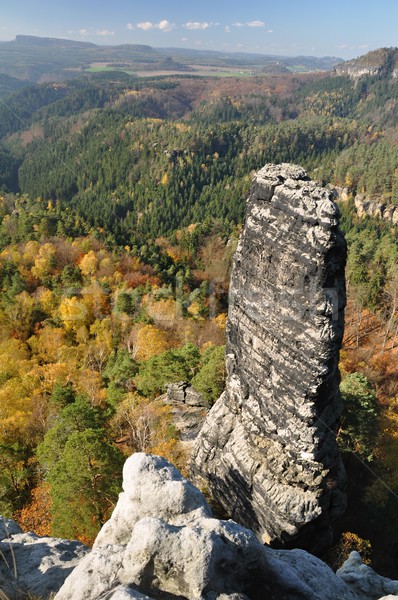 Roches tchèque Suisse belle automne couleurs [[stock_photo]] © ondrej83