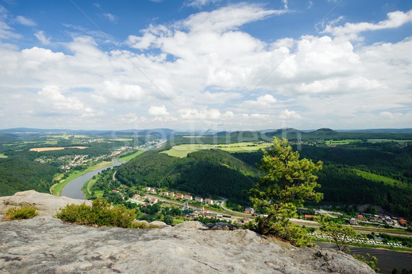 The view of the Elbe Stock photo © ondrej83