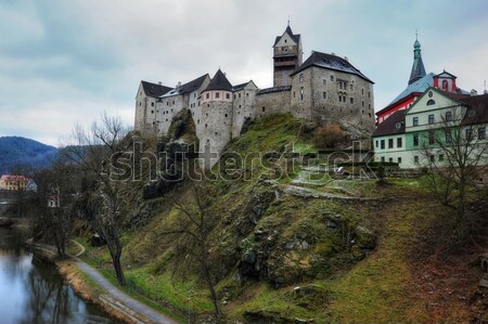Castle Loket Stock photo © ondrej83