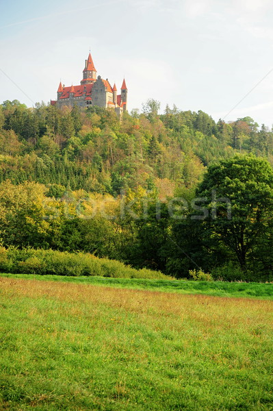 Castle Bouzov Stock photo © ondrej83