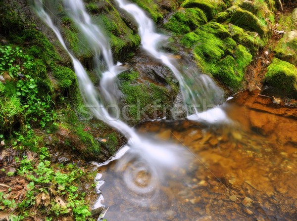 Foto stock: Cachoeiras · belo · cachoeira · queda · rochas · pequeno