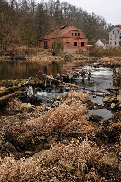 An old house on the river Stock photo © ondrej83