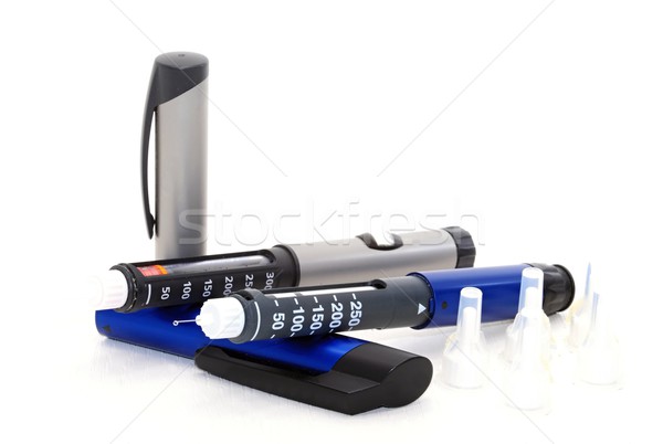 胰島素 鋼筆 二 打開 健康 背景 商業照片 © ondrej83
