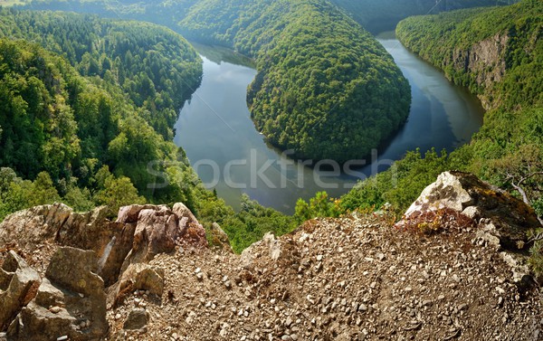 Viewpoint of the Vltava river Stock photo © ondrej83