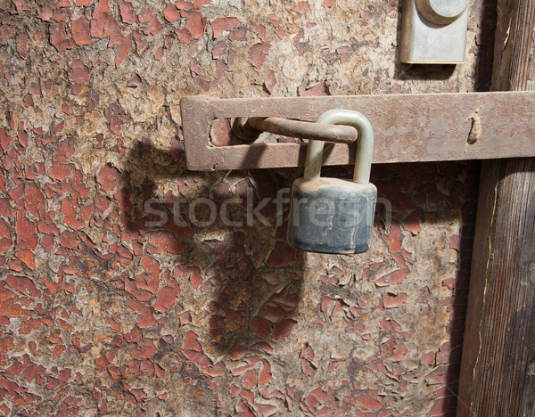 Old door and lock Stock photo © ondrej83