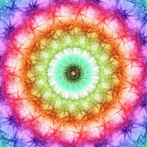 フラクタル モザイク 虹色 高い 抽象的な ストックフォト © oneo