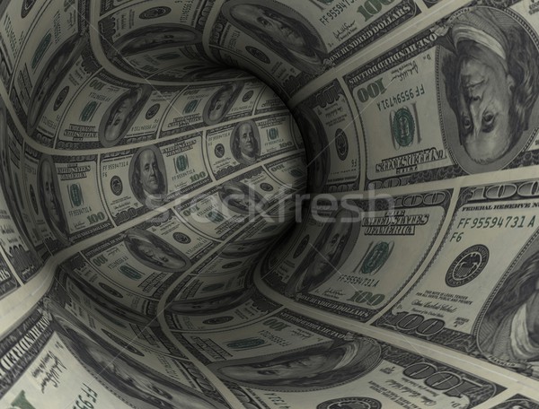Dollar tunnel Stock photo © OneO2