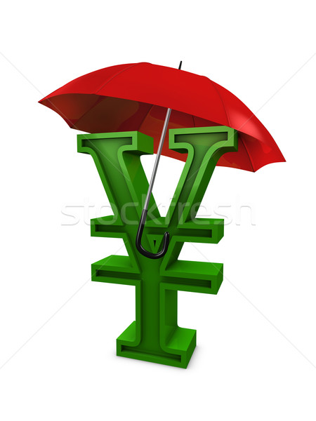 Currency umbrella Stock photo © OneO2