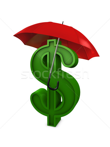 Currency umbrella Stock photo © OneO2