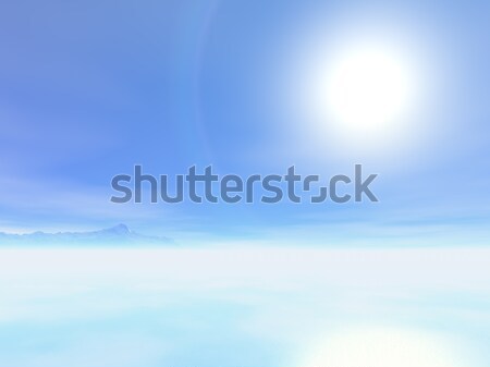 Sun over the sea Stock photo © Onyshchenko