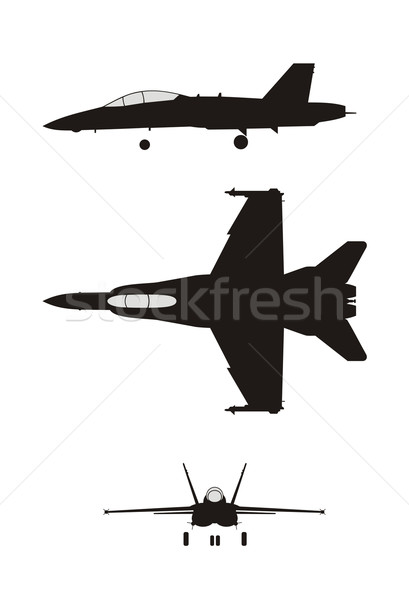 Jet fighter Stock photo © oorka