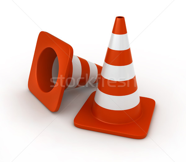 Traffic cones Stock photo © oorka
