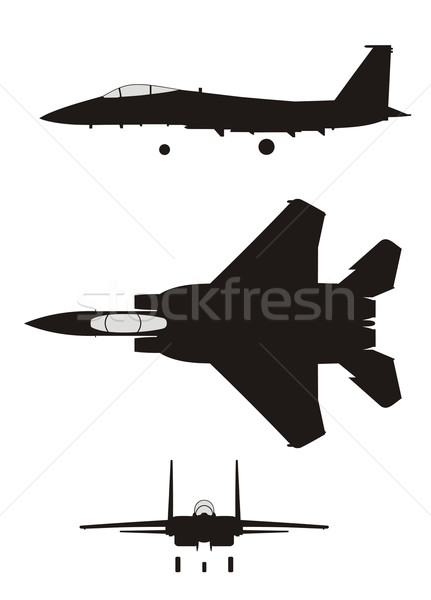 Jet fighter Stock photo © oorka