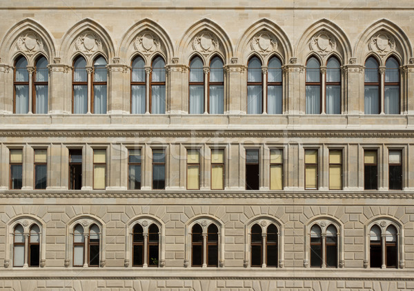 Fachada Windows Viena Austria casa construcción Foto stock © oorka