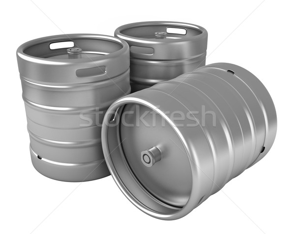 Beer kegs Stock photo © oorka