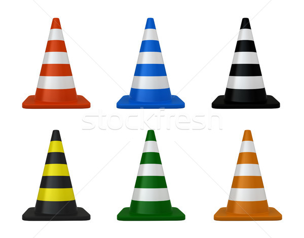 Traffic cones Stock photo © oorka