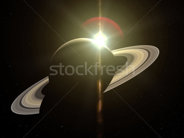 Saturn Stock photo © oorka