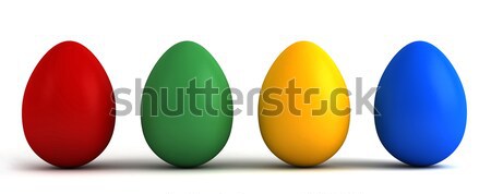 Easter eggs Stock photo © oorka
