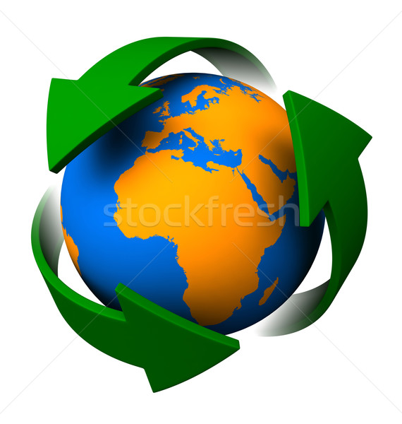 Recycle symbol Stock photo © oorka