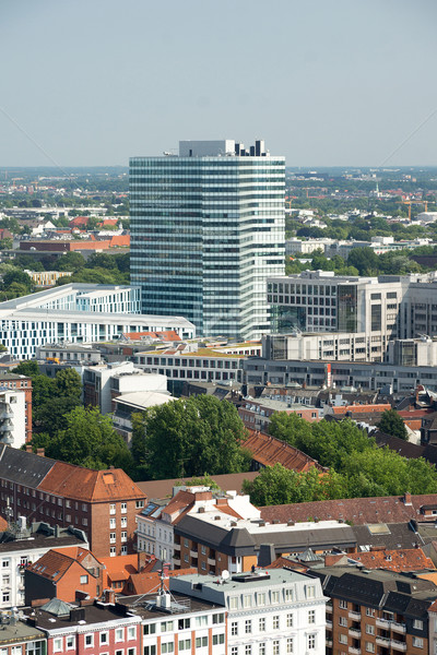 Hamburg stad stedelijke stadsgezicht stad Stockfoto © oorka