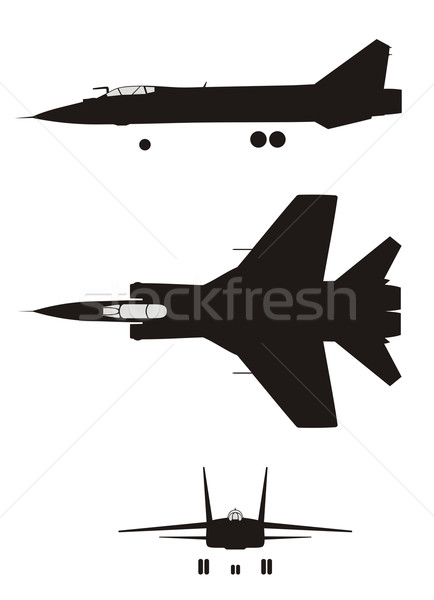 Stock photo: Jet fighter