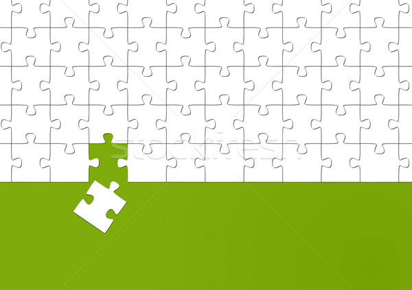 the matching puzzle piece Stock photo © opicobello