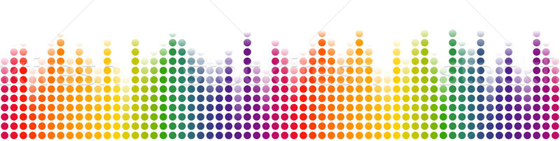 Végtelenített digitális hangszínszabályozó szín gradiens technológia Stock fotó © opicobello