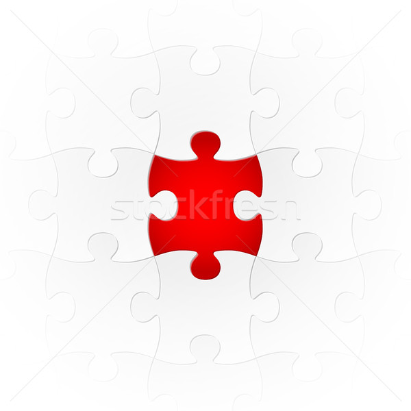 puzzle with special part Stock photo © opicobello