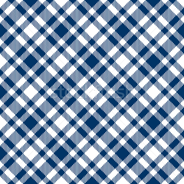 Checkered tablecloths pattern blue - endlessly Stock photo © opicobello
