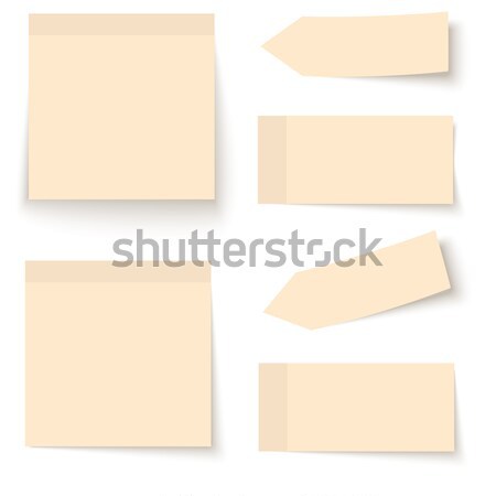 Foto stock: Documentos · colección · seis · sombra · color · amarillo