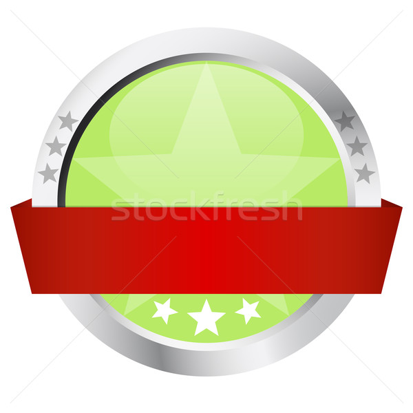 Modèle bouton bannière affaires design vert [[stock_photo]] © opicobello