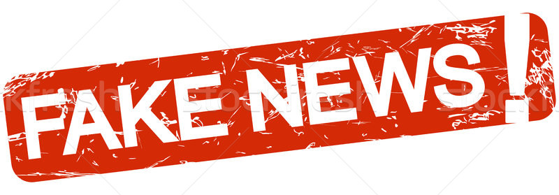 red stamp with text Fake News Stock photo © opicobello