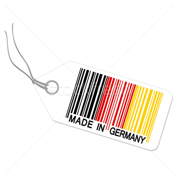 Almanya alışveriş pazarlama reklam kalite etiket Stok fotoğraf © opicobello