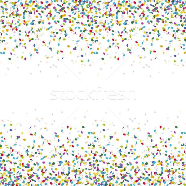 seamless colored confetti background Stock photo © opicobello