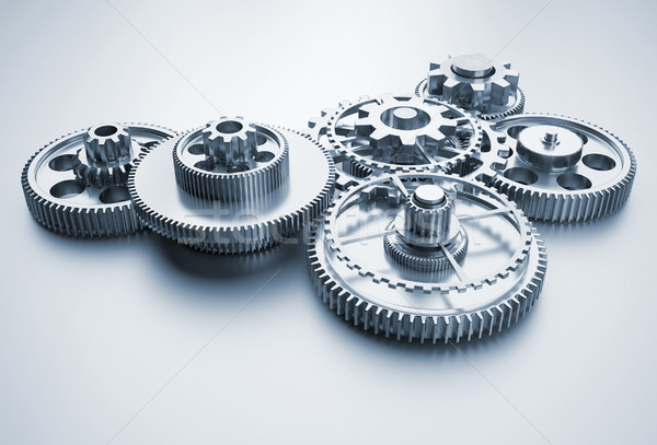 Engrenagem mecanismo 3d render ilustração negócio trabalhar Foto stock © orla