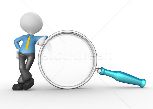 Magnifying glass Stock photo © orla