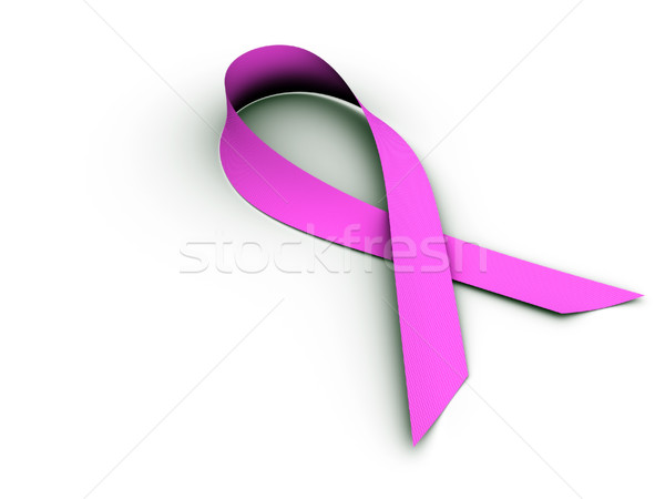 розовый СПИДа лук иллюстрация 3d визуализации здоровья Сток-фото © orla