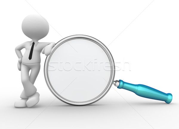 Magnifying glass Stock photo © orla