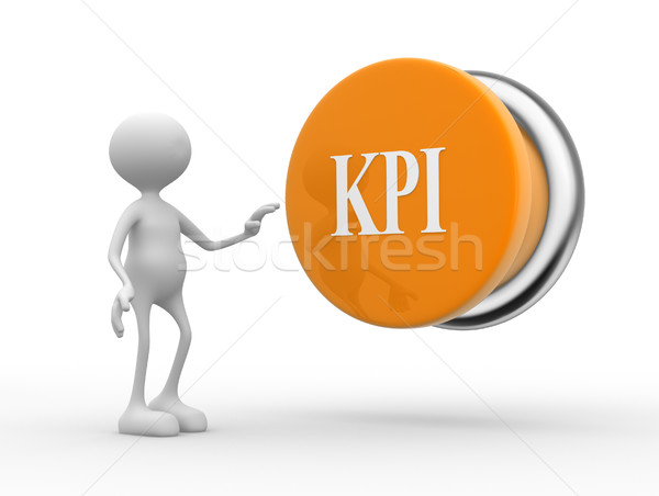  KPI ( Key Performance Indicator ) button Stock photo © orla