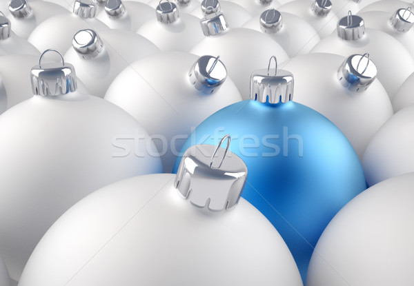 Christmas ornamenten 3d render illustratie boom kunst Stockfoto © orla