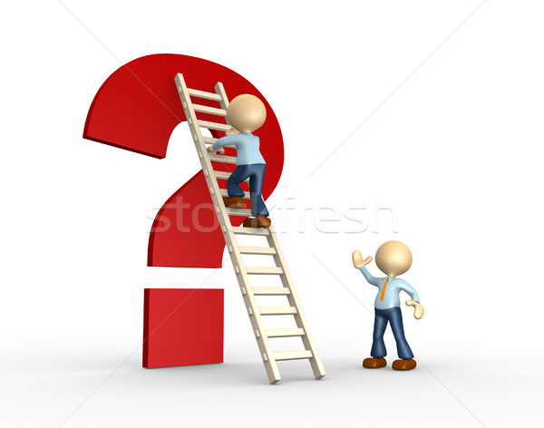 Question mark Stock photo © orla