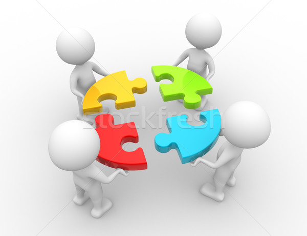 Teamwork Stock photo © orla