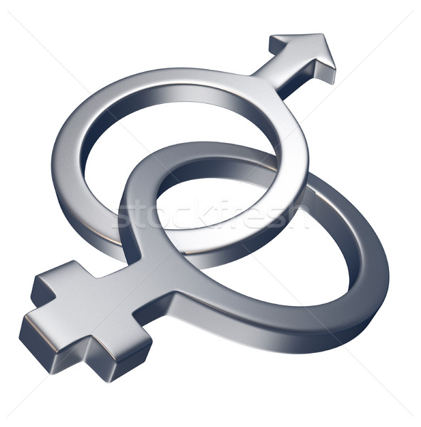 Male female symbol Stock photo © orla
