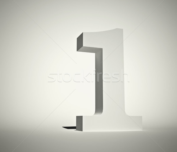 Number one Stock photo © orla