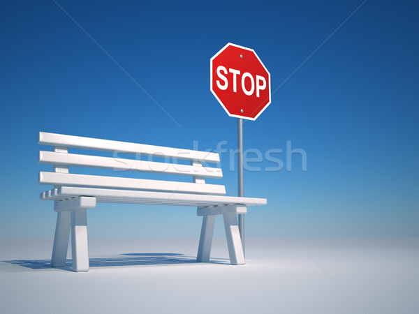 Stop and rest Stock photo © orla