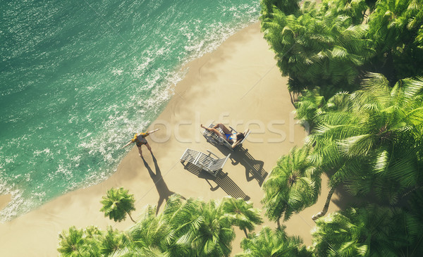 Paradise tropical island Stock photo © orla