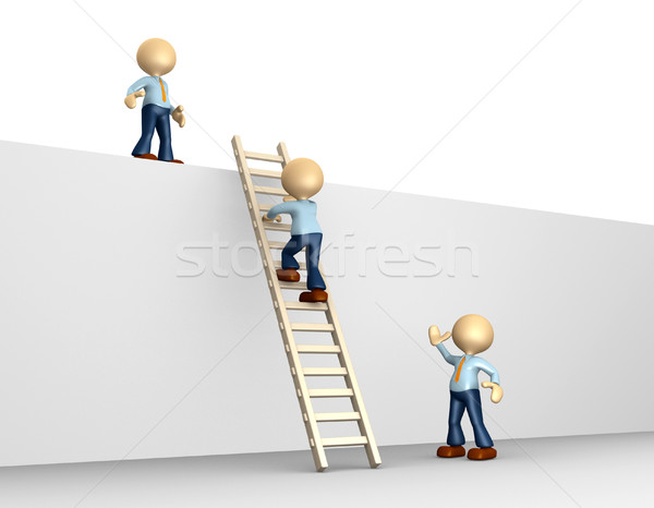 Ladder to success Stock photo © orla