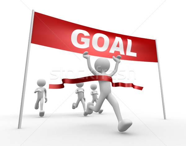 Gens 3d homme personne objectif équipe [[stock_photo]] © orla