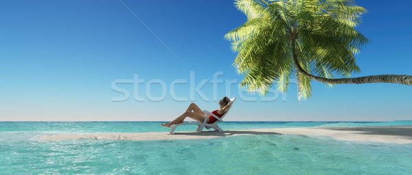 Young woman relaxing Stock photo © orla