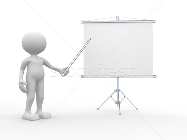 Stock photo: Flipchart